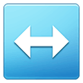 ↔️ Emoji Flecha Izquierda Y Derecha en Samsung One UI 2.5.