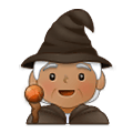 Emoji 🧙🏽 Mago: Carnagione Olivastra su Samsung One UI 2.5.