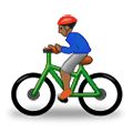 Emoji 🚴🏾‍♂️ Ciclista Uomo: Carnagione Abbastanza Scura su Samsung One UI 2.5.