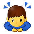 🙇‍♂️ Emoji Homem Fazendo Reverência na Samsung One UI 2.5.