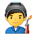 Emoji 👨‍🏭 Operaio su Samsung One UI 2.5.