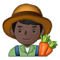 👨🏿‍🌾 Emoji Agricultor: Tono De Piel Oscuro en Samsung One UI 2.5.