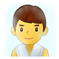 🧖‍♂️ Emoji Mann in Dampfsauna Samsung One UI 2.5.