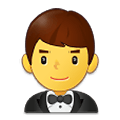 🤵‍♂️ Emoji Homem De Smoking na Samsung One UI 2.5.