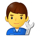 Emoji 👨‍🔧 Meccanico Uomo su Samsung One UI 2.5.