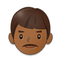 👨🏾 Emoji Hombre: Tono De Piel Oscuro Medio en Samsung One UI 2.5.