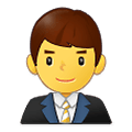 👨‍💼 Emoji Oficinista Hombre en Samsung One UI 2.5.