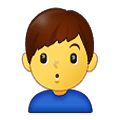 🙎‍♂️ Emoji Homem Fazendo Bico na Samsung One UI 2.5.
