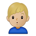 🙎🏼‍♂️ Emoji Hombre Haciendo Pucheros: Tono De Piel Claro Medio en Samsung One UI 2.5.