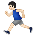 🏃🏻‍♂️ Emoji Hombre Corriendo: Tono De Piel Claro en Samsung One UI 2.5.