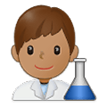 👨🏽‍🔬 Emoji Cientista Homem: Pele Morena na Samsung One UI 2.5.