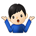 🤷🏻‍♂️ Emoji Hombre Encogido De Hombros: Tono De Piel Claro en Samsung One UI 2.5.