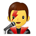 Emoji 👨‍🎤 Cantante Uomo su Samsung One UI 2.5.