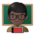 👨🏿‍🏫 Emoji Profesor: Tono De Piel Oscuro en Samsung One UI 2.5.