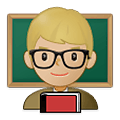 👨🏼‍🏫 Emoji Profesor: Tono De Piel Claro Medio en Samsung One UI 2.5.