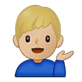 💁🏼‍♂️ Emoji Infoschalter-Mitarbeiter: mittelhelle Hautfarbe Samsung One UI 2.5.