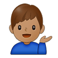 💁🏽‍♂️ Emoji Homem Com A Palma Virada Para Cima: Pele Morena na Samsung One UI 2.5.