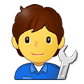 🧑‍🔧 Emoji Mechaniker(in) Samsung One UI 2.5.