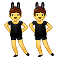 👯‍♂️ Emoji Hombres Con Orejas De Conejo en Samsung One UI 2.5.