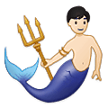 🧜🏻‍♂️ Emoji Sirena Hombre: Tono De Piel Claro en Samsung One UI 2.5.