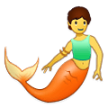 Emoji 🧜 Sirena su Samsung One UI 2.5.