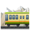 Émoji 🚞 Train De Montagne sur Samsung One UI 2.5.