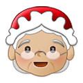 Emoji 🤶🏼 Mamma Natale: Carnagione Abbastanza Chiara su Samsung One UI 2.5.