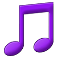 Émoji 🎵 Note De Musique sur Samsung One UI 2.5.