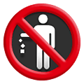 🚯 Emoji Proibido Jogar Lixo No Chão na Samsung One UI 2.5.
