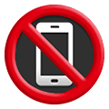 Emoji 📵 Simbolo Che Vieta L’utilizzo Dei Telefoni Cellulari su Samsung One UI 2.5.