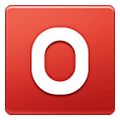 🅾️ Emoji Großbuchstabe O in rotem Quadrat Samsung One UI 2.5.