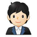 🧑🏻‍💼 Emoji Oficinista Hombre: Tono De Piel Claro en Samsung One UI 2.5.