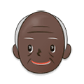 Emoji 👴🏿 Uomo Anziano: Carnagione Scura su Samsung One UI 2.5.