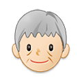 🧓🏻 Emoji älterer Erwachsener: helle Hautfarbe Samsung One UI 2.5.