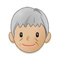 Émoji 🧓🏼 Personne âgée : Peau Moyennement Claire sur Samsung One UI 2.5.