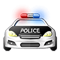 🚔 Emoji Vorderansicht Polizeiwagen Samsung One UI 2.5.