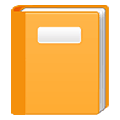 📙 Emoji orangefarbenes Buch Samsung One UI 2.5.