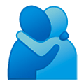 🫂 Emoji Gente abrazando en Samsung One UI 2.5.