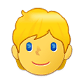 👱 Emoji Person: blondes Haar Samsung One UI 2.5.