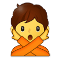 🙅 Emoji Persona Haciendo El Gesto De «no» en Samsung One UI 2.5.