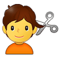 💇 Emoji Persona Cortándose El Pelo en Samsung One UI 2.5.