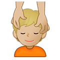Emoji 💆🏼 Persona Che Riceve Un Massaggio: Carnagione Abbastanza Chiara su Samsung One UI 2.5.