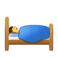 🛌 Emoji im Bett liegende Person Samsung One UI 2.5.