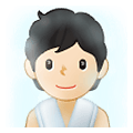 Emoji 🧖🏻 Persona In Sauna: Carnagione Chiara su Samsung One UI 2.5.