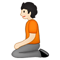 🧎🏻 Emoji Persona De Rodillas: Tono De Piel Claro en Samsung One UI 2.5.