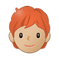Emoji 🧑🏼‍🦰 Persona: Carnagione Abbastanza Chiara E Capelli Rossi su Samsung One UI 2.5.