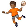 Émoji 🤾🏾 Personne Jouant Au Handball : Peau Mate sur Samsung One UI 2.5.