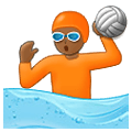 🤽🏾 Emoji Persona Jugando Al Waterpolo: Tono De Piel Oscuro Medio en Samsung One UI 2.5.