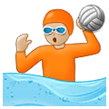🤽🏼 Emoji Wasserballspieler(in): mittelhelle Hautfarbe Samsung One UI 2.5.