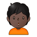 🙎🏿 Emoji Persona Haciendo Pucheros: Tono De Piel Oscuro en Samsung One UI 2.5.